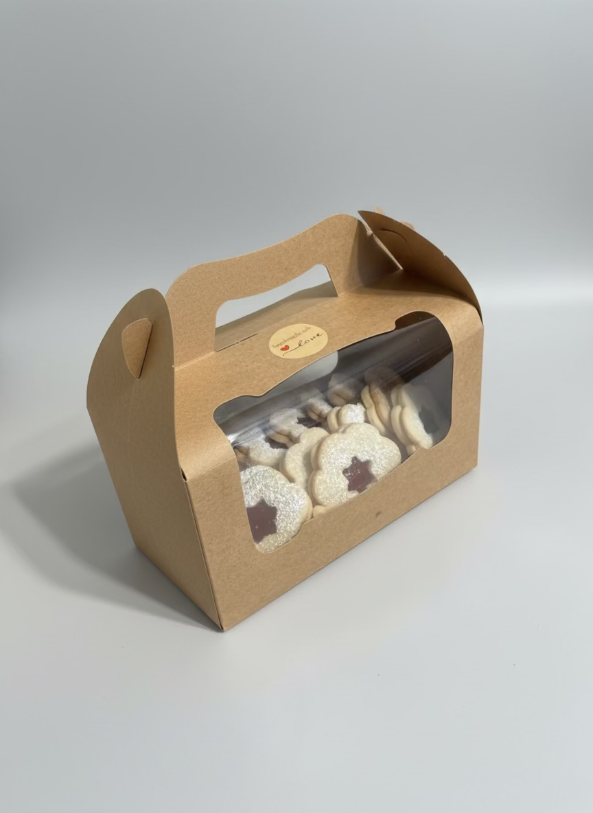 Butter Cookies with Strawberry Jam 12 units