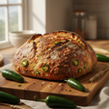 Sourdough Bread 900 gr Jalapeño